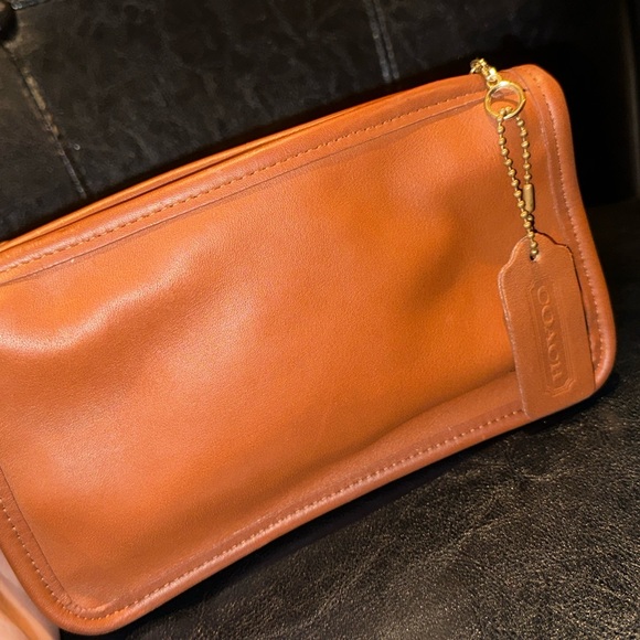 Vintage Coach #7167 Cosmetic Case BT SLG Small Leather Good Makeup Kit - Picture 7 of 11